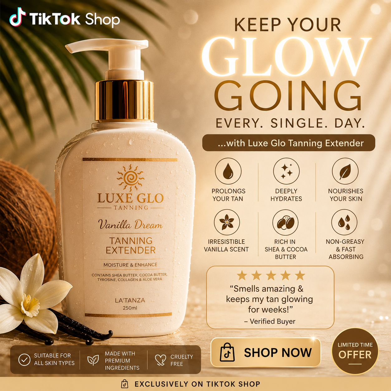 Tanning Extender Moisturiser